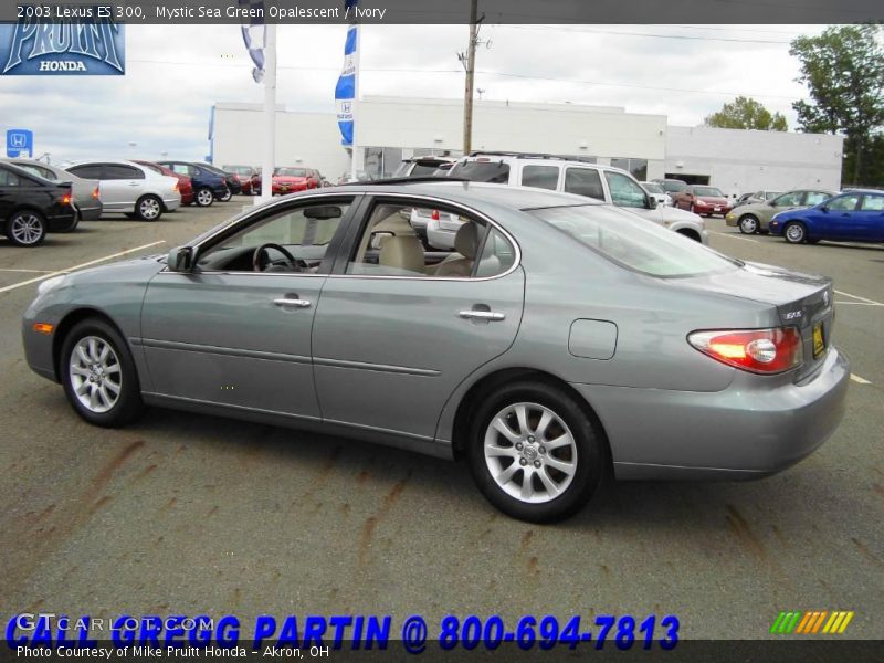 Mystic Sea Green Opalescent / Ivory 2003 Lexus ES 300
