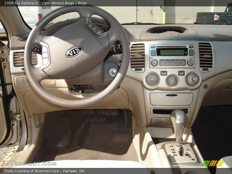 Light Almond Beige / Beige 2008 Kia Optima LX