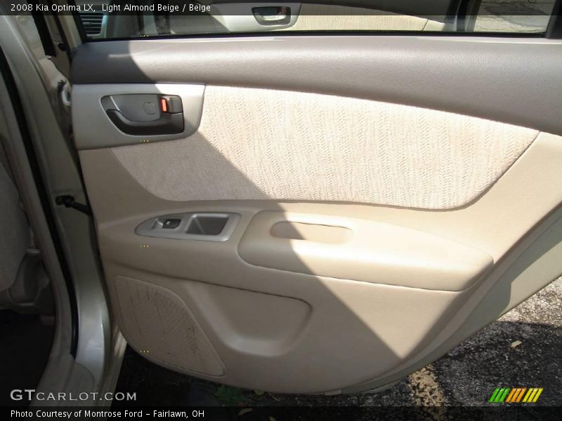 Light Almond Beige / Beige 2008 Kia Optima LX