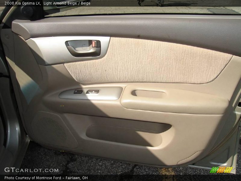 Light Almond Beige / Beige 2008 Kia Optima LX