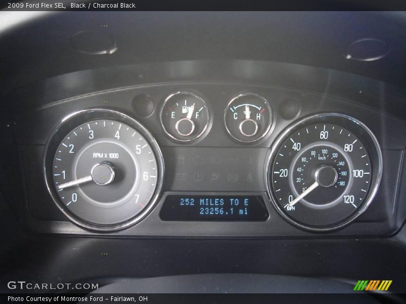 Black / Charcoal Black 2009 Ford Flex SEL