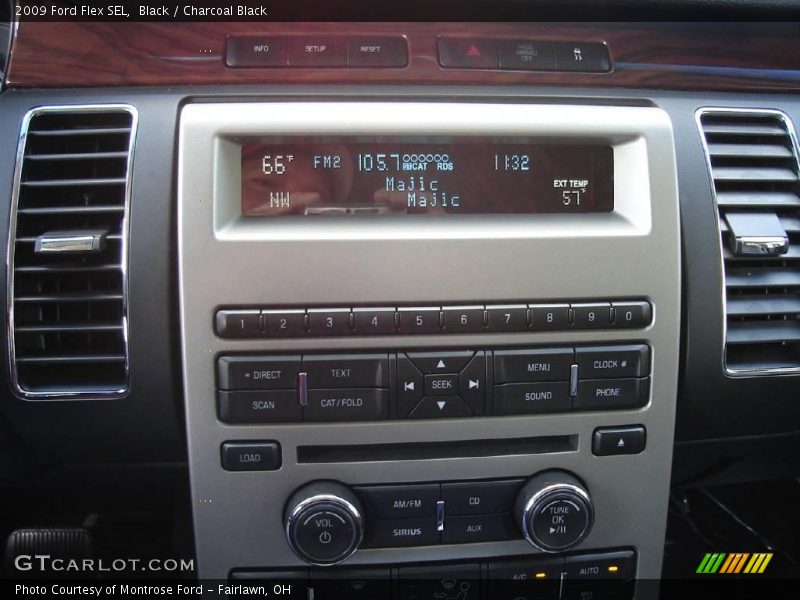 Black / Charcoal Black 2009 Ford Flex SEL