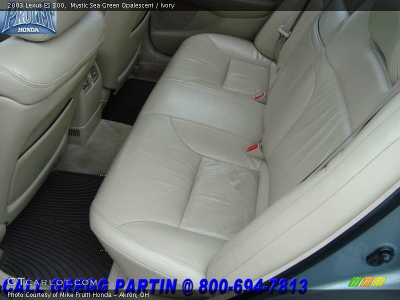 Mystic Sea Green Opalescent / Ivory 2003 Lexus ES 300