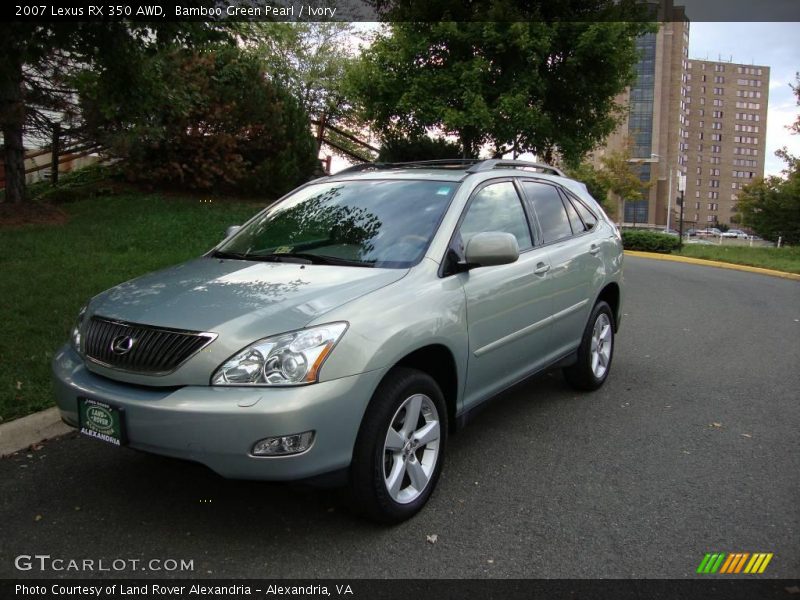 Bamboo Green Pearl / Ivory 2007 Lexus RX 350 AWD