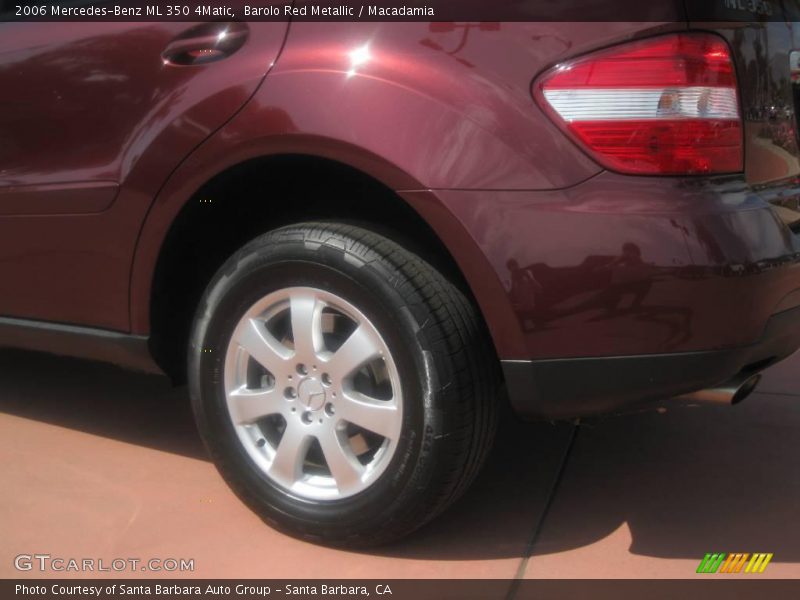 Barolo Red Metallic / Macadamia 2006 Mercedes-Benz ML 350 4Matic