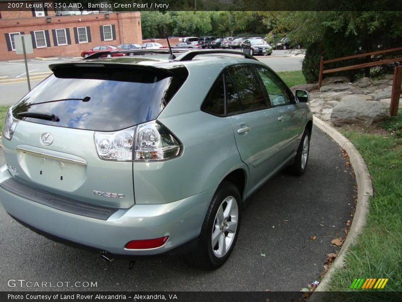 Bamboo Green Pearl / Ivory 2007 Lexus RX 350 AWD