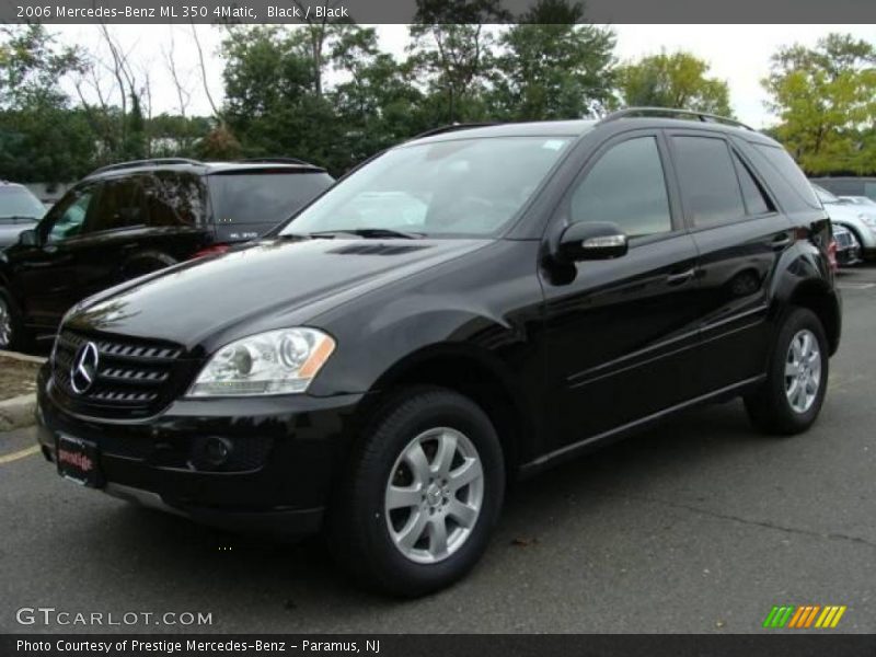 Black / Black 2006 Mercedes-Benz ML 350 4Matic