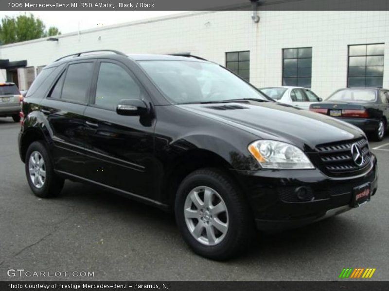 Black / Black 2006 Mercedes-Benz ML 350 4Matic