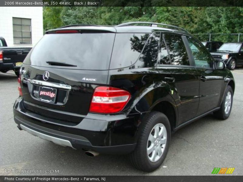 Black / Black 2006 Mercedes-Benz ML 350 4Matic
