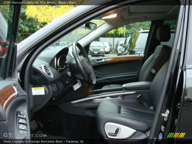 Black / Black 2006 Mercedes-Benz ML 350 4Matic