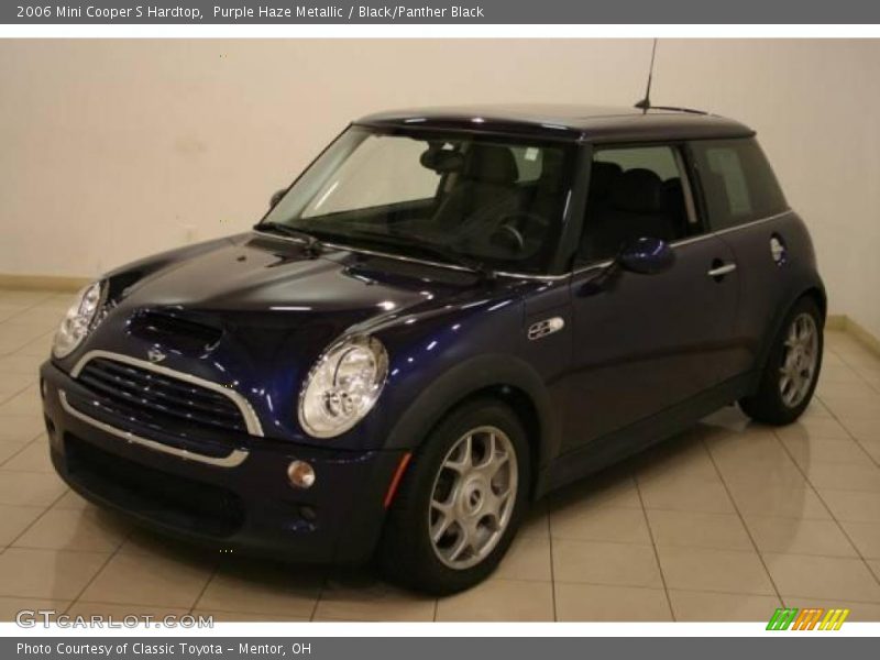 Purple Haze Metallic / Black/Panther Black 2006 Mini Cooper S Hardtop