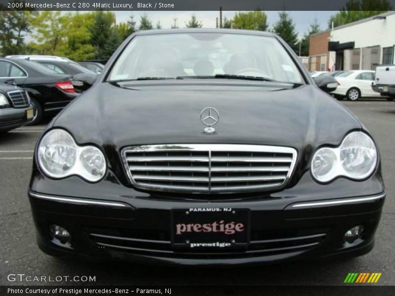 Black / Stone 2006 Mercedes-Benz C 280 4Matic Luxury