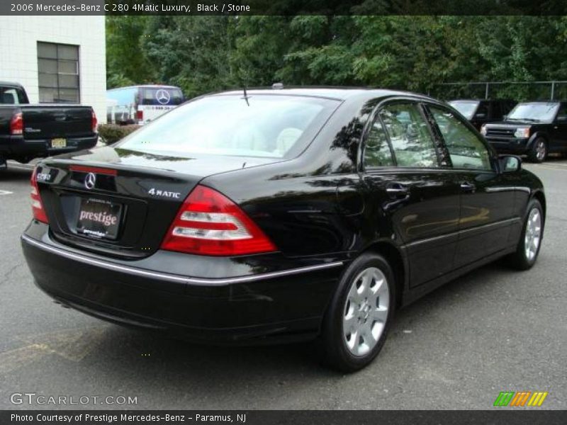 Black / Stone 2006 Mercedes-Benz C 280 4Matic Luxury