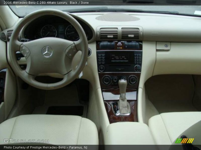 Black / Stone 2006 Mercedes-Benz C 280 4Matic Luxury