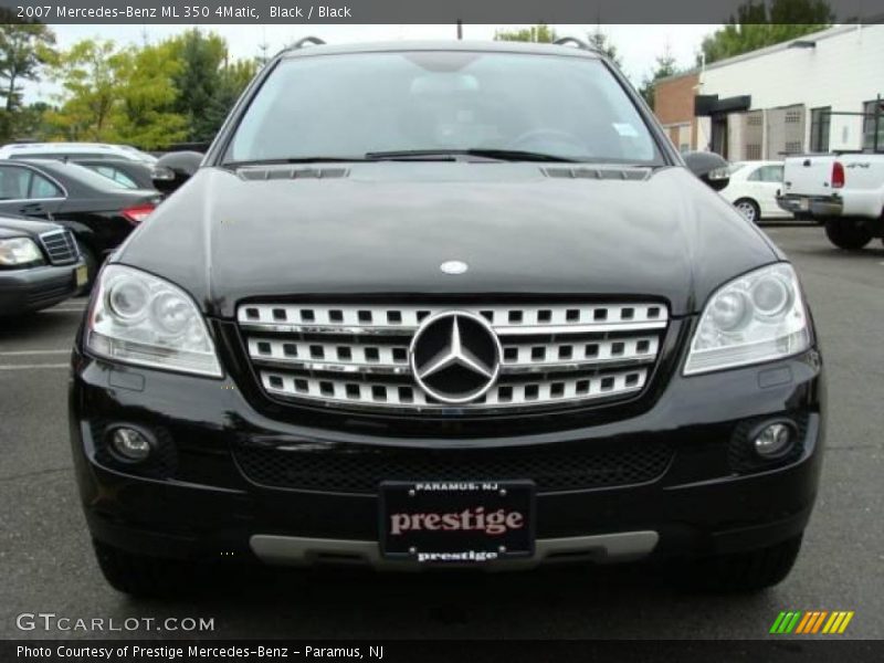 Black / Black 2007 Mercedes-Benz ML 350 4Matic