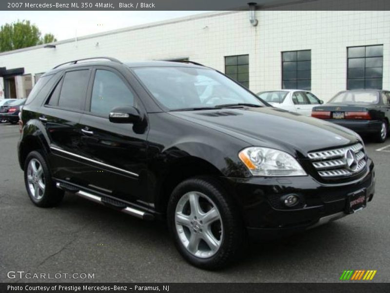 Black / Black 2007 Mercedes-Benz ML 350 4Matic
