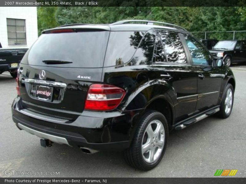 Black / Black 2007 Mercedes-Benz ML 350 4Matic