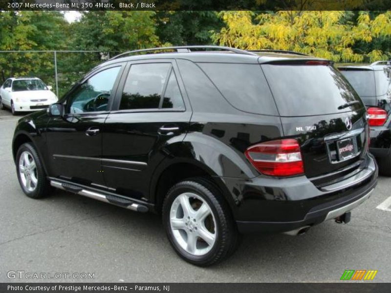 Black / Black 2007 Mercedes-Benz ML 350 4Matic