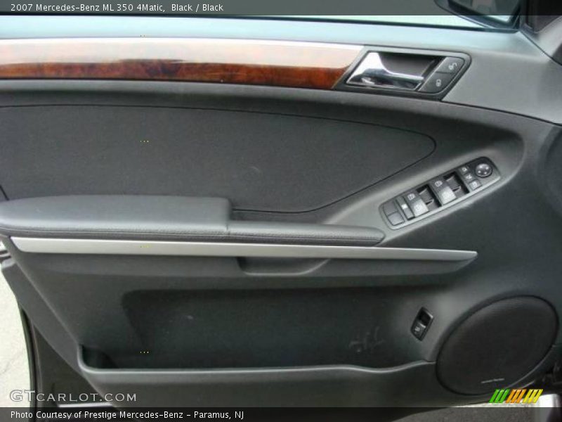 Black / Black 2007 Mercedes-Benz ML 350 4Matic