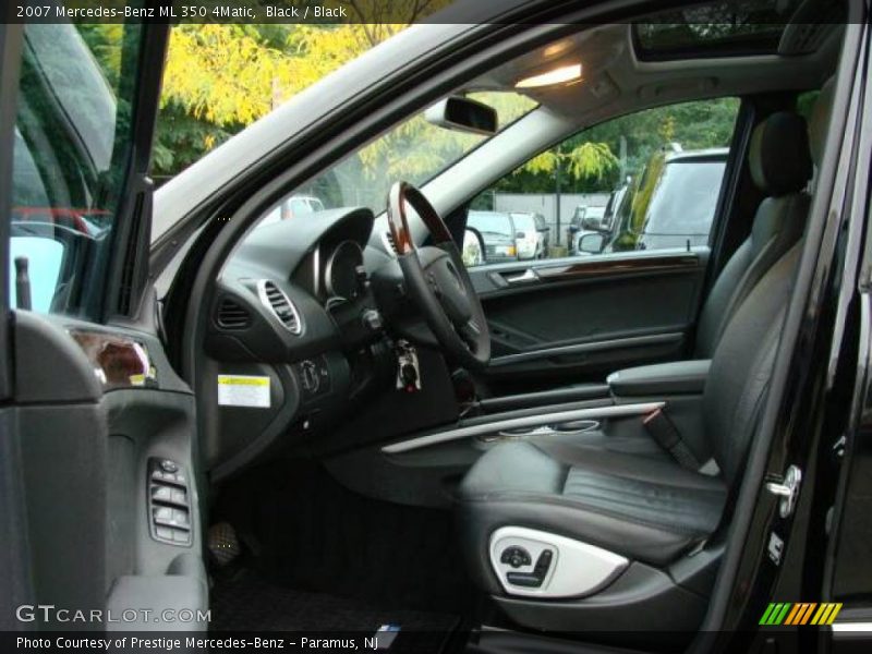 Black / Black 2007 Mercedes-Benz ML 350 4Matic