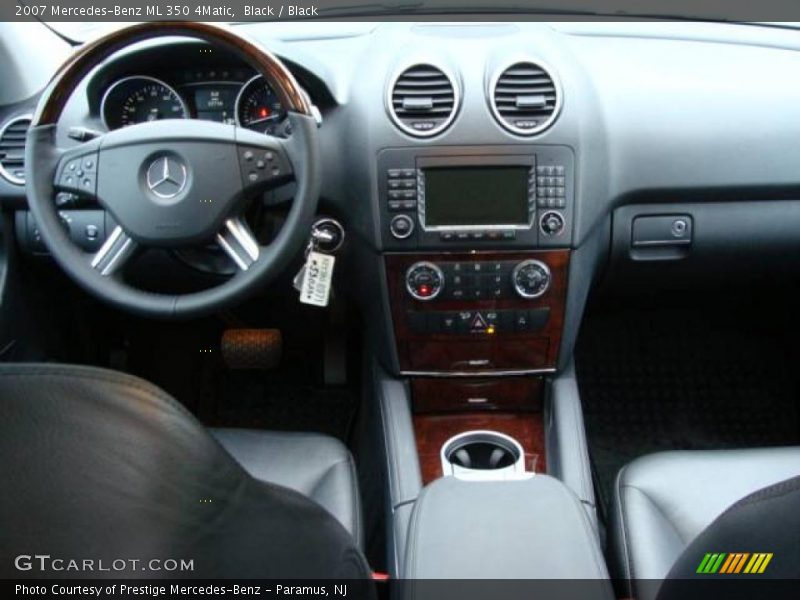 Black / Black 2007 Mercedes-Benz ML 350 4Matic