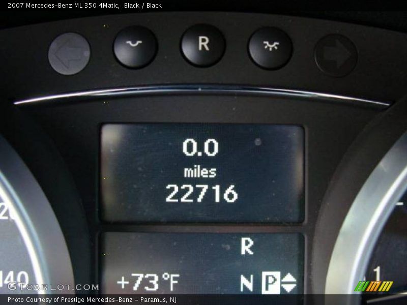 Black / Black 2007 Mercedes-Benz ML 350 4Matic