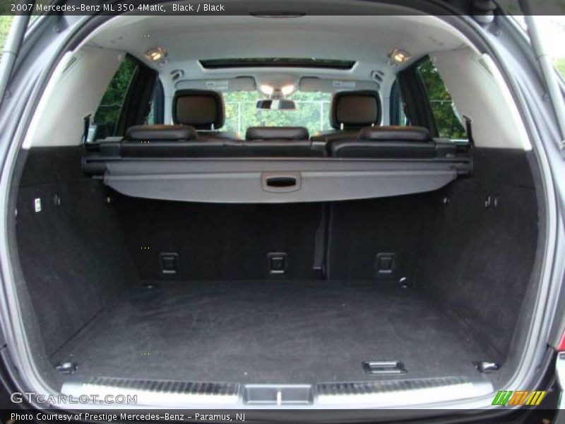 Black / Black 2007 Mercedes-Benz ML 350 4Matic