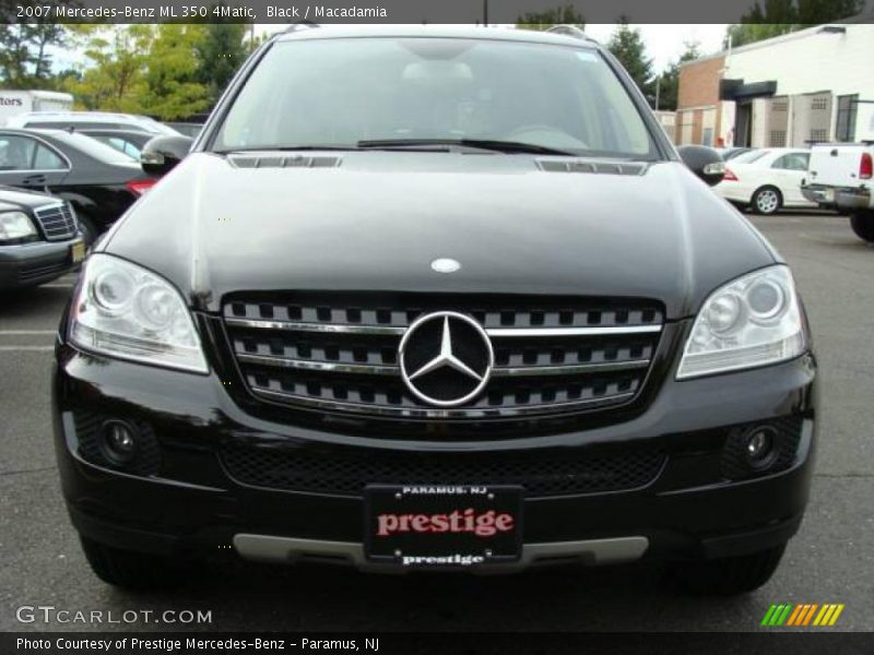 Black / Macadamia 2007 Mercedes-Benz ML 350 4Matic