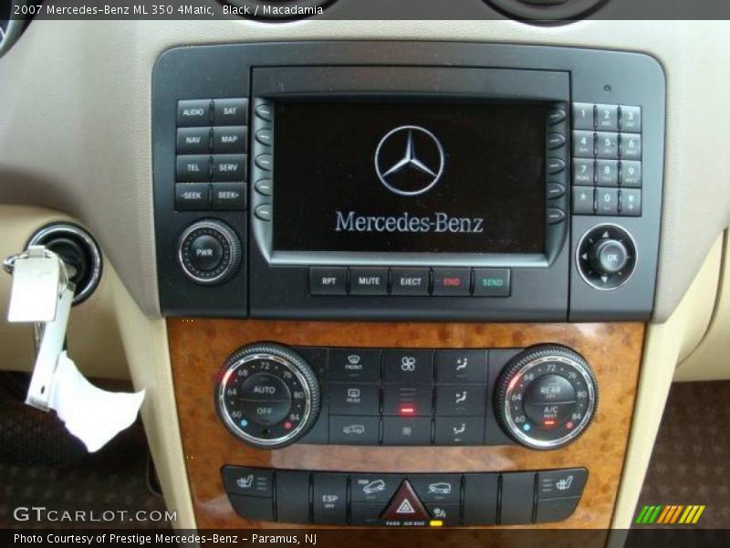 Black / Macadamia 2007 Mercedes-Benz ML 350 4Matic