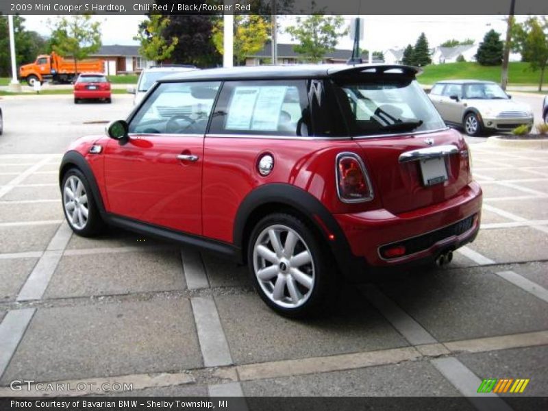 Chili Red / Black/Rooster Red 2009 Mini Cooper S Hardtop