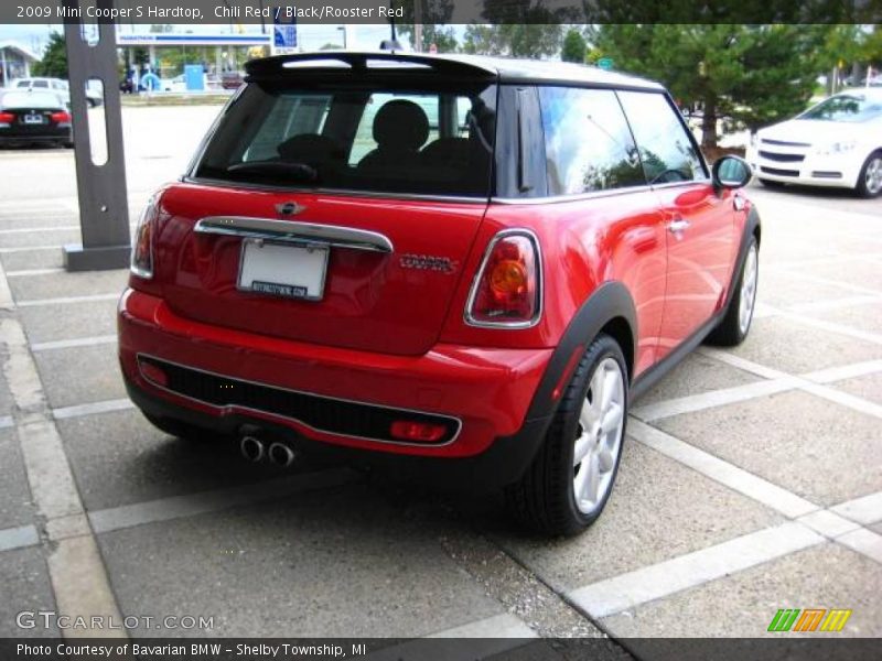Chili Red / Black/Rooster Red 2009 Mini Cooper S Hardtop