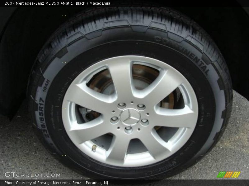 Black / Macadamia 2007 Mercedes-Benz ML 350 4Matic