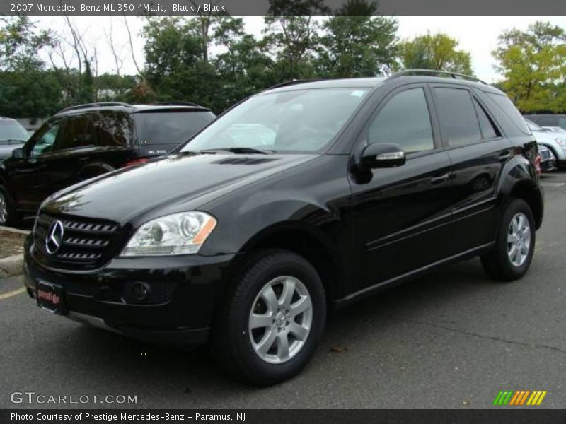 Black / Black 2007 Mercedes-Benz ML 350 4Matic