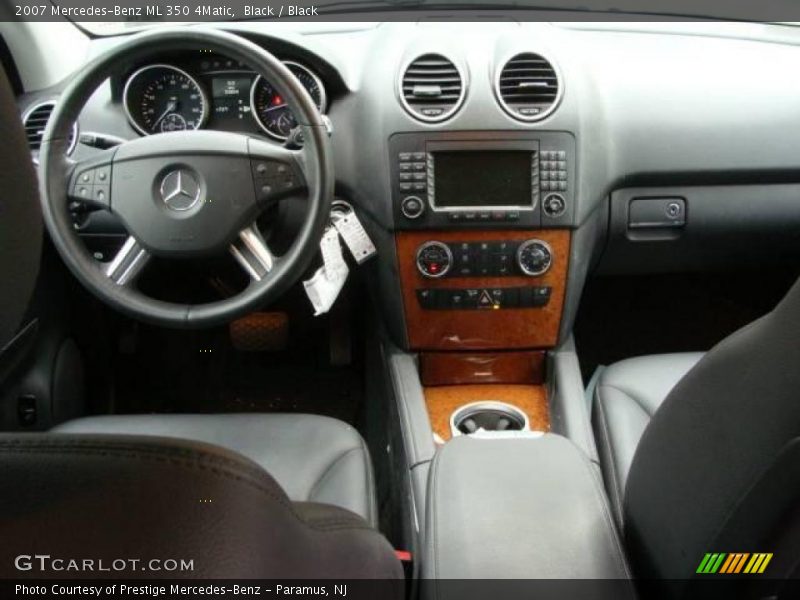 Black / Black 2007 Mercedes-Benz ML 350 4Matic