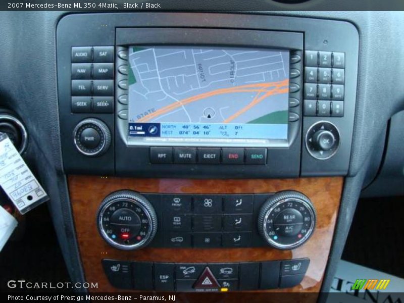 Black / Black 2007 Mercedes-Benz ML 350 4Matic