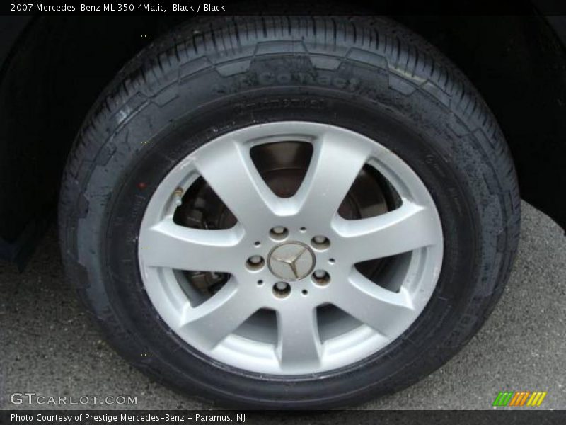 Black / Black 2007 Mercedes-Benz ML 350 4Matic