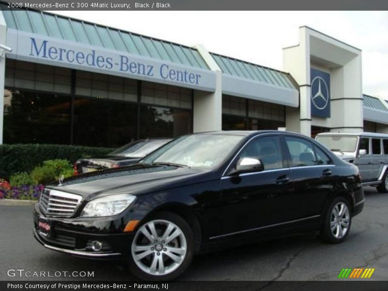 Black / Black 2008 Mercedes-Benz C 300 4Matic Luxury