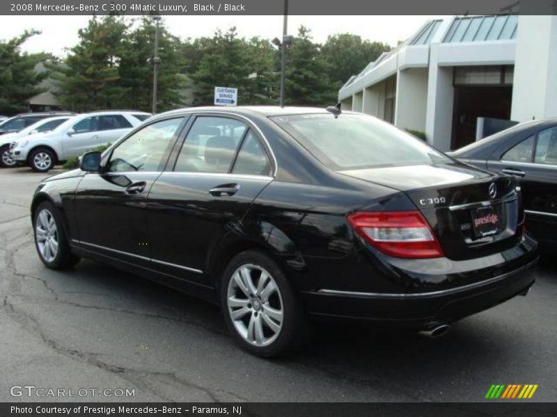 Black / Black 2008 Mercedes-Benz C 300 4Matic Luxury