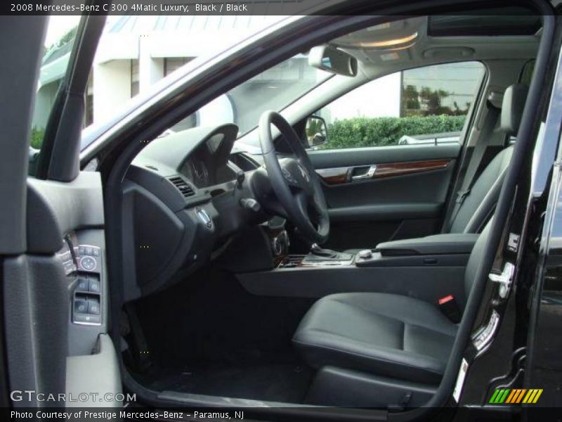 Black / Black 2008 Mercedes-Benz C 300 4Matic Luxury