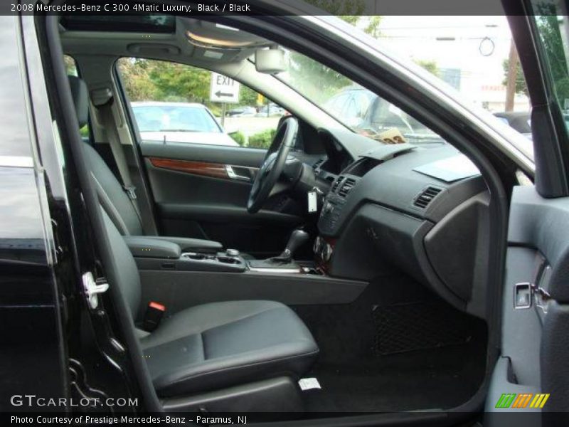 Black / Black 2008 Mercedes-Benz C 300 4Matic Luxury