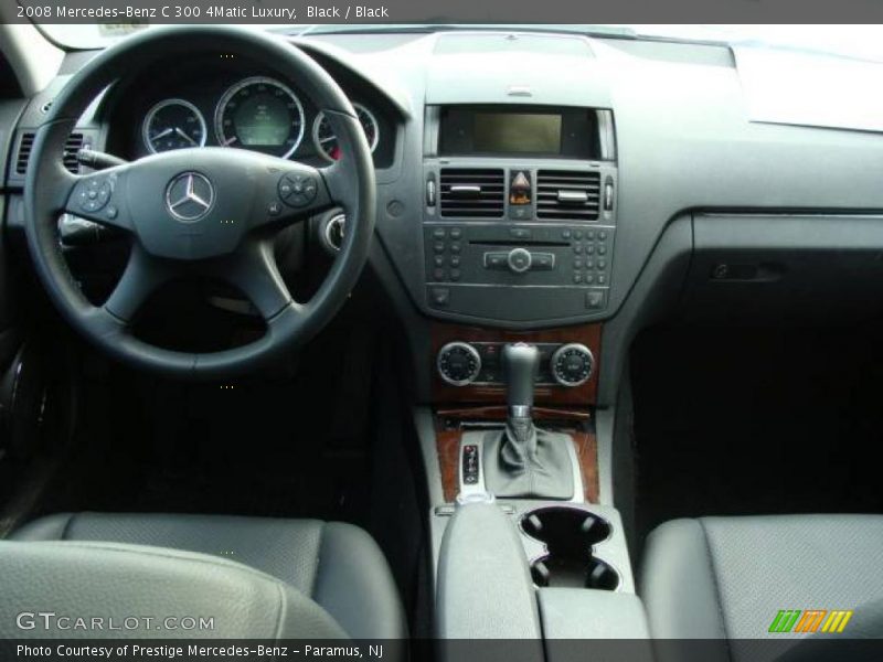 Black / Black 2008 Mercedes-Benz C 300 4Matic Luxury