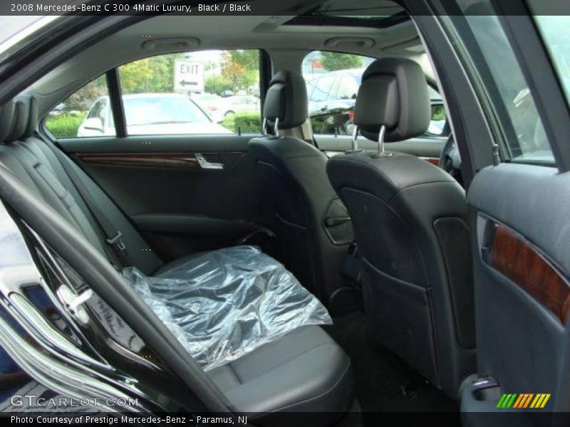 Black / Black 2008 Mercedes-Benz C 300 4Matic Luxury
