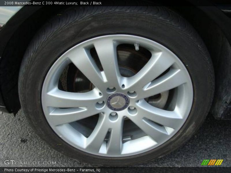 Black / Black 2008 Mercedes-Benz C 300 4Matic Luxury