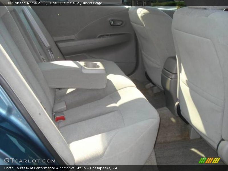 Opal Blue Metallic / Blond Beige 2002 Nissan Altima 2.5 S
