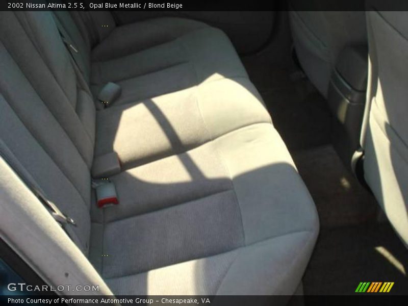 Opal Blue Metallic / Blond Beige 2002 Nissan Altima 2.5 S