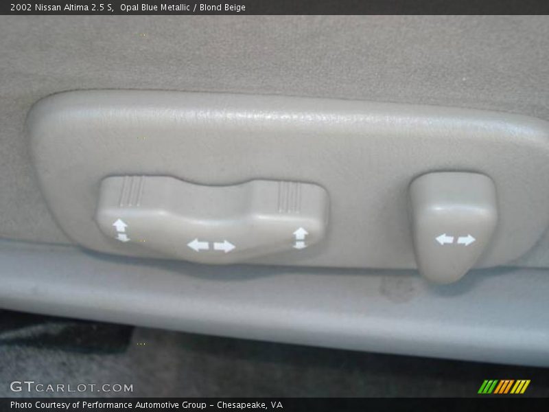 Opal Blue Metallic / Blond Beige 2002 Nissan Altima 2.5 S