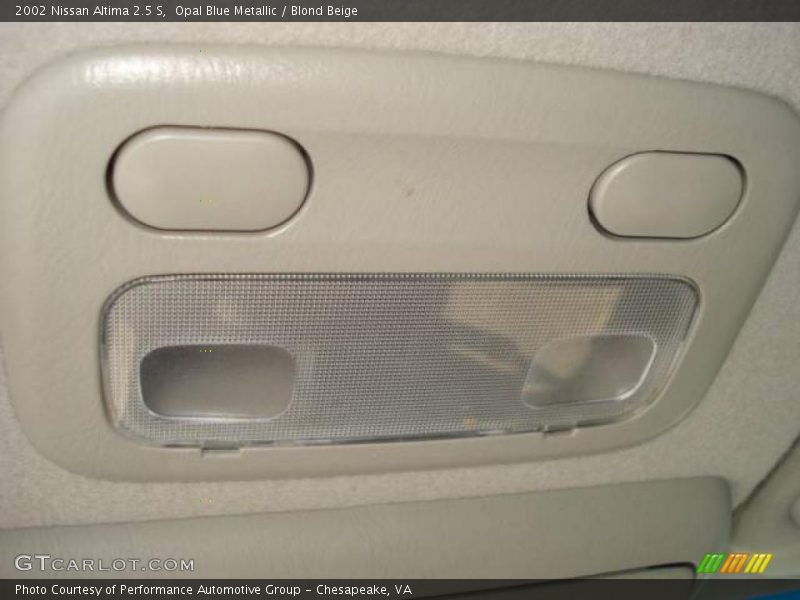 Opal Blue Metallic / Blond Beige 2002 Nissan Altima 2.5 S