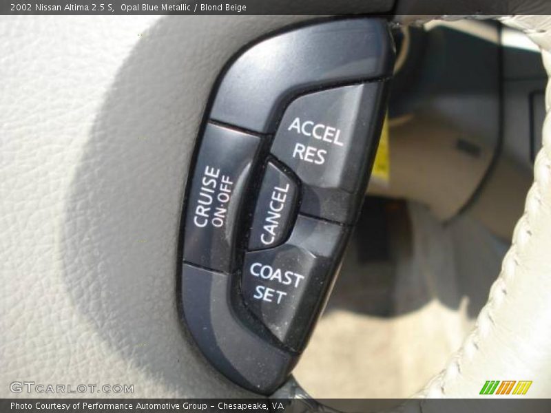 Opal Blue Metallic / Blond Beige 2002 Nissan Altima 2.5 S