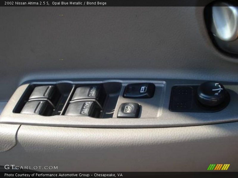 Opal Blue Metallic / Blond Beige 2002 Nissan Altima 2.5 S