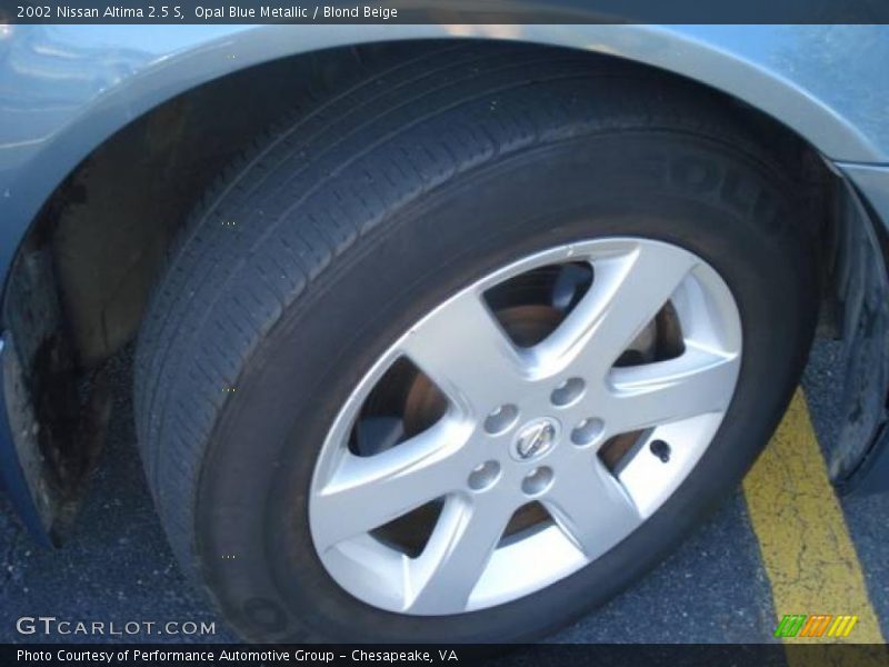 Opal Blue Metallic / Blond Beige 2002 Nissan Altima 2.5 S